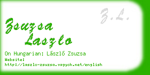 zsuzsa laszlo business card